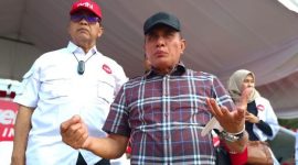 Mantan Guburnur Sumut 2018-2013 Letjen TNI (Purn) Edy Rahmayadi ditunjuk sebagai ketua TKD Amin Sumut.