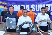 Kasus Pencurian Kabel Lampu Jalan Tol Terungkap, Polres Sergai Ringkus Dua Pelaku (foto: istimewa)
