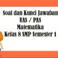 45 Soal UAS/PAS Matematika Kelas 8 SMP/MTS 