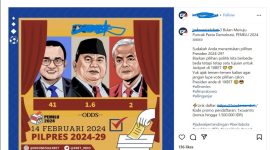 pilpres jadi ajang taruhan