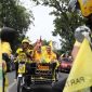 Konvoi  Partai Golkar Sumut Daftarkan Bacaleg ke KPU Sumut beberapa waktu lalu (HO)