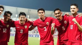 Potret Timnas Indonesia U23 usai menang dari Korea Selatan U-23 di ajang Piala Asia U-23 (PSSI)