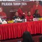 Mantan Gubernur Sumut Edy Rahmayadi saat mendaftar ke DPD PDI Perjuangan Sumut
