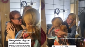 Eva Manurung menangis dan segera menjenguk putranya, Virgoun, yang ditangkap polisi terkait kasus penyalahgunaan narkoba (instagram embasmi.kehaluan.reall)