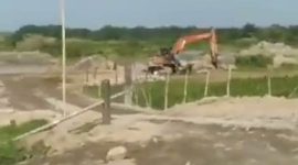 Aktifitas Galian C di seputaran Tempat Pembuangan Sampah  ( TPA ) Kota Binjai di kecamatan binjai timur 