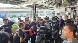 media workshop Yamaha mengungkapkan berbagai update teknologi canggih pada NMAX TURBO. (Dok Yamaha)
