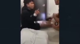 Screenshot video penyiksaan yang dialami seorang pekerja migran yang diduga warga Kota Binjai, Sumatera Utara