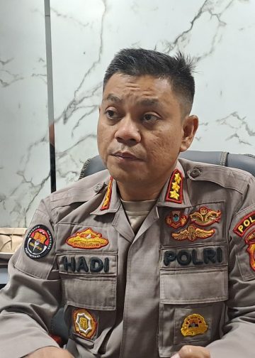 Kepala Bidang (Kabid) Humas Polda Sumut, Kombes Pol Hadi Wahyudi saat ditemui potretsumut.com beberapa waktu lalu. (Foto: Diva Suwanda)