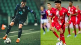 Potret Pemain Timnas Indonesia Eliano Reijnders (kiri) dan Mess Hilgers (kanan). (Instagram.com - @eliano.r - @messhilgerss)
