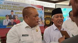 Sebagai tindak lanjut dari hasil Rapat Tim Penurunan Percepatan Stunting (TPPS) Triwulan IV-2024 di Rumah Dinas Gubernur Sumatera Utara baru-baru ini, BKKBN Sumut menggelar Advokasi Gerakan Orang Tua Asuh Stunting (Genting) Tingkat Provinsi Sumatera Utara di Hotel Emerald Garden, Medan, Rabu 18 Desember 2024. (Foto: Diva Suwanda)