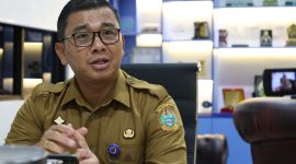 Kepala Dinas Perhubungan Sumatera Utara (Kadishub Sumut), Dr Agustinus Panjaitan, mengimbau masyarakat untuk mengutamakan penggunaan angkutan umum saat melakukan perjalanan mudik Natal 2024 dan Tahun Baru 2025 (Nataru). (Foto: Diva Suwanda)