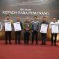 Polda Sumatera Utara (Sumut) kembali menorehkan prestasi dengan meraih penghargaan sebagai Terbaik dalam kategori Penatausahaan Barang Milik Negara (BMN) yang Andal pada ajang Kekayaan Negara Awards 2024, Selasa (17/12/2024) kemarin. (Foto: Diva Suwanda) 