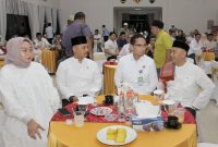 Walikota Medan Rico Tri Putra Bayu Waas menghadiri acara Silaturahmi dan Buka puasa Bersama Ikatan Alumni SMA Negeru 2 (ILUNI Smanda) Medan