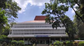 Gedung Fakultas Kedokteran Unimed. (Foto: Diva Suwanda)