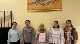 Subdit IV Renakta Ditreskrimum Polda Sumut berhasil menggagalkan upaya pengiriman lima Pekerja Migran Indonesia (PMI) ilegal ke Malaysia. (Foto: Diva Suwanda)