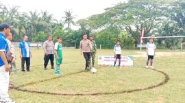 Turnamen sepak bola kategori U-15 bertajuk Pemdes Petaring Cup 2025 resmi dibuka pada Jumat (25/7/2025) sore di Stadion Mini, Desa Nagur, Kecamatan Tanjung Beringin, Kabupaten Serdang Bedagai (Sergai). (Foto: Diva Suwanda)