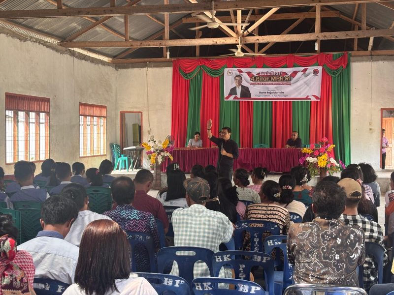 Anggota MPR RI, Bane Raja sosialisasi 4 Pilar 