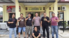 Polres Simalungun berhasil mengamankan tersangka pembunuhan yang telah melarikan diri selama hampir 11 bulan. (Foto: Diva Suwanda)