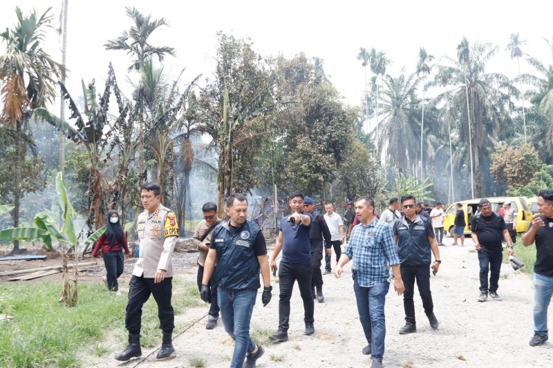 Direktorat Reserse Narkoba Polda Sumut berhasil mengungkap jaringan peredaran narkoba di tempat hiburan malam (THM) New Blue Star dan sejumlah barak narkoba di sekitarnya pada 27 Juli 2025. (Foto: Diva Suwanda)