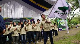 Pengurus Federasi Arung Jeram Indonesia (FAJI) Kota Medan periode 2025-2029, berkomitmen mencetak atlet profesional dan mempromosikan olahraga arung jeram agar semakin diminati masyarakat. (Foto: Diva Suwanda)