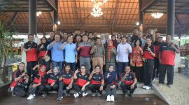 Unimed perkuat sinergi dengan Media Lewat Media Gathering dan Outbound. (Foto: Diva Suwanda)