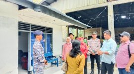 Lima anggota DPRD Kabupaten Serdang Bedagai (Sergai) dari Daerah Pemilihan (Dapil) II melakukan kunjungan kerja ke Kantor Pos Angkatan Laut (POSAL) Bedagai, Selasa siang (14/10/2025). (Foto: Diva Suwanda)