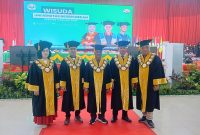Universitas Negeri Medan (Unimed) mewisuda sebanyak 1.046 lulusan dalam Rapat Senat Terbuka yang digelar di Gedung Auditorium Unimed, Jalan Willem Iskandar, Medan, pada 11–12 Februari 2026. (Foto: Diva Suwanda)
