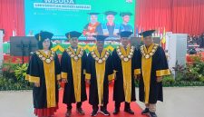Universitas Negeri Medan (Unimed) mewisuda sebanyak 1.046 lulusan dalam Rapat Senat Terbuka yang digelar di Gedung Auditorium Unimed, Jalan Willem Iskandar, Medan, pada 11–12 Februari 2026. (Foto: Diva Suwanda)