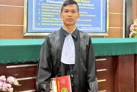 Saifullah Fakhreza Shah, SH, MH resmi diambil sumpahnya sebagai advokat di Gedung Pengadilan Tinggi Medan, Rabu (4/3) siang.