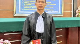 Saifullah Fakhreza Shah, SH, MH resmi diambil sumpahnya sebagai advokat di Gedung Pengadilan Tinggi Medan, Rabu (4/3) siang.