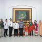 Kepala Perwakilan BKKBN Provinsi Sumatera Utara, Dr Mahyuzar, bersama Bupati Langkat, H. Syah Afandin, jajaran Pemerintah Kabupaten Langkat, Population Service International (PSI), serta Yayasan Cipta. (Foto: Diva Suwanda)