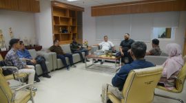 Evaluasi kegiatan FMIPA Unimed bersama UKM KP Unimex sekaitan pelaksanaan PKKMB 2026. (Foto: Dok)